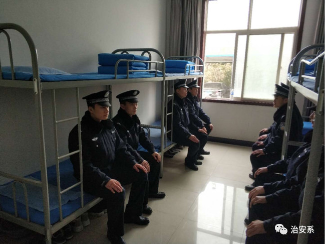 我系领导老师看望实习学员-陕西警官职业学院-治安系